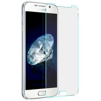 Samsung Galaxy J1 J2 j3 skyrius J5 J7 A3 A5 A7 2016 Grand Premjero S6 S7 S5 Grūdintas stiklas skaidrus Priekiniai Screen Protector, Telefono dėklas 2.5 D