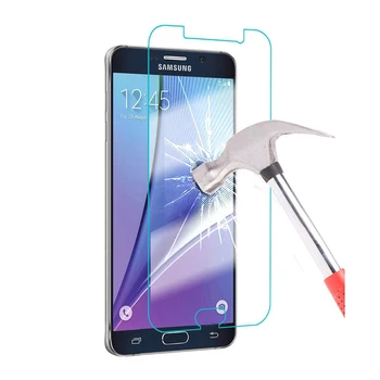 Samsung Galaxy J1 J2 j3 skyrius J5 J7 A3 A5 A7 2016 Grand Premjero S6 S7 S5 Grūdintas stiklas skaidrus Priekiniai Screen Protector, Telefono dėklas 2.5 D