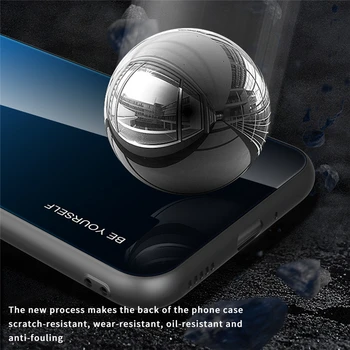 Samsung Galaxy S20 FE 5G Atveju Prabanga Gradientas Grūdinto Stiklo, Silikono Rėmo Sunku Galinį Dangtelį Galaxy S21 Plus Ultra S21