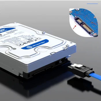 SAMZHE SATA Kabelis 3.0 Kietojo Disko Tvarkyklė SSD Adapteris 90 Laipsnių Lenkimas SATA Kabelis Kompiuterio Jungtis