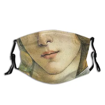 Sandro Botticelli Meno Moterims Uždrausta Veido Kaukė Anti Migla Dulkių Kaukė Su Filtrais Apsaugos Kaukę, Respiratorių Burną, Mufelinė