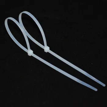 Savaiminio fiksavimo plastiko nailono kaklaraištis 100 VNT juodas ir baltas kabelis tvirtinimo elementą žiedo kabeliui zip apsiaustas dirželis nailono kabeliui