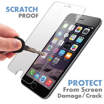 Screen Protector, Stiklo iPhone 12 Pro Max X 5 5S SE 4 4S Grūdintas Stiklas 