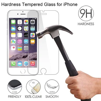 Screen Protector, Stiklo iPhone 12 Pro Max X 5 5S SE 4 4S Grūdintas Stiklas 