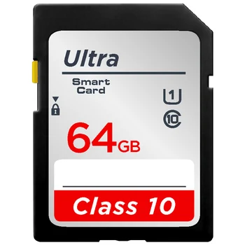 SD kortelės 128G 64GB 32GB 16GB 8GB 4GB Didelės spartos kortelė Class10 UHS-1 pendrive Canon Nikon Sony, Panasonic, Ricoh, Fuji Fotoaparatas