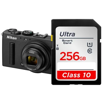 SD kortelės 128G 64GB 32GB 16GB 8GB 4GB Didelės spartos kortelė Class10 UHS-1 pendrive Canon Nikon Sony, Panasonic, Ricoh, Fuji Fotoaparatas