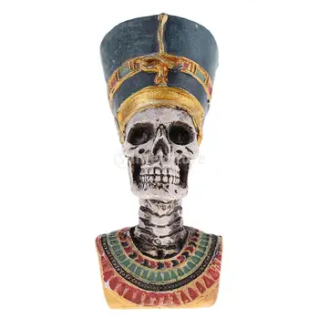 Senovės Egipto Faraono Statulėlės Statula Dervos Kaukolė Helovinas Apdailos Kolekcines Gimtadienio Dovana