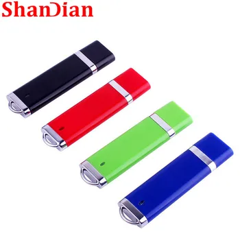 SHANDIAN 4 Spalvų lengvesnės formos pen ratai 4 GB 16GB 32GB 64GB USB Flash Drive atmintinę 