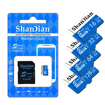 ShanDian karšto pardavimo Smart SD Atminties kortelė 32GB 64GB 8GB 16GB class10 TF kortelę Smartsd Pen ratai 