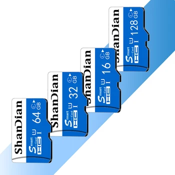 ShanDian karšto pardavimo Smart SD Atminties kortelė 32GB 64GB 8GB 16GB class10 TF kortelę Smartsd Pen ratai 