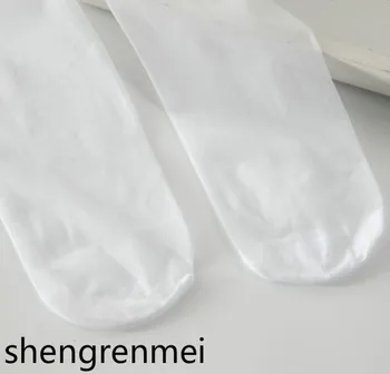 Shengrenmei 2019 Naujas Mados Juoda Balta Sexy Kojinės aukštakulniais Vien Lankas Kojinės, Kojinės Apsistoti Iki Sweet Lady Karšto Merginos