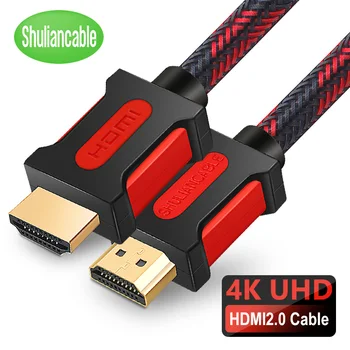 Shuliancable HDMI Kabelis, 2.0 4K HDMI į HDMI HD TV XBOX PS3/4 Nešiojamas kompiuteris su LCD kabelis 4K/60Hz hdmi 1m 2m 3m 5m 10m, 15m 20m