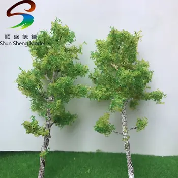 Shun sheng modelis medžio pastato smėlio stalo modelis medžio viela, medžio, beržo medžio