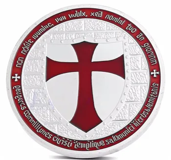 Sidabro Padengtą Tamplieriai Europoje Kryžiaus Simbolinė, Suvenyrų Monetų Kolekcijas