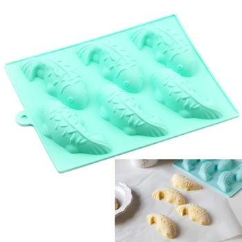 Silikono 3D Tortas Pelėsių Šokolado Želė desertas Žuvų pelėsių Kepimo Įrankiais, Dekoravimo Slapukas Bakeware Pelėsių ledo 