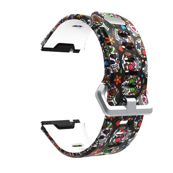 Silikono Watchband Dirželiai Fitbit Joninių Smart Watch Band Modelis Atspausdintas Dirželis Sporto Pakeitimo Apyrankės už Fitbit Joninės