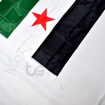 Sirijos 90*150cm Sirijos Arabų Respublika, Sirijos trijų žvaigždučių vėliavos Banner 3x5 Koja Kabo Namų Puošybai vėliava
