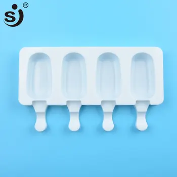 SJ Ledų Pelėsių Popsicle Formų Montažinę Plokštelę Silikono Popsicle Maker 