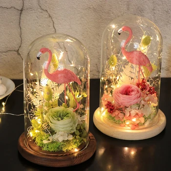 Skaidraus Stiklo Padengti Kraštovaizdžio Vaza Terariumai Konteinerių Gėlių Turėtojas Dome for Xmas Vestuvių Namų Puošybai