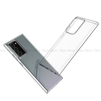 Skaidrus, Minkštos TPU Case For Samsung Galaxy Note 20 20 Pastaba Ultra S20 S20 Plius S20 Ultra Atveju Ultra Plonas Aišku, Padengti Coque