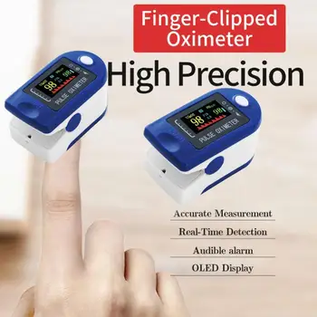 Skaitmeninis Piršto Pulse Oximeter Piršto Oximeter Kraujo Deguonies Įsotinimo Metrų Piršto SPO2 PR Širdies ritmo Sveikatos Monitorius Su Dėžutė
