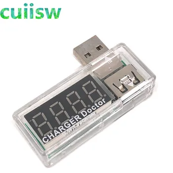 Skaitmeninis USB Mobiliojo Energijos įkrovimo srovė Testeris, Matuoklis Mini USB įkroviklis gydytojas voltmeter ammeter LED ekranas