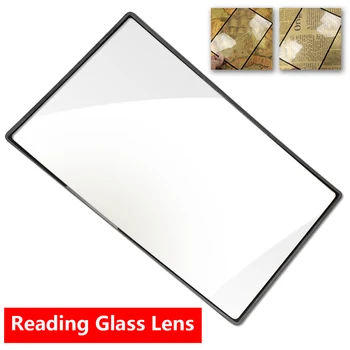 Skaityti Stiklo Objektyvas Knygos Puslapį Priartinimas X3 180X120mm Patogus A5 Butas PVC Didinamojo stiklo Lakštas Didinamąjį