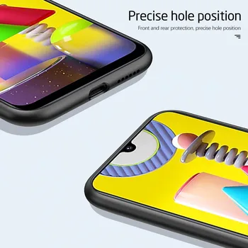 Skystis, silikoninis telefono dėklas Samsung M31 minkštas viršelis dėl Samsung Galaktika M31 M31s M. 31 s Sumsung M315f M317F apsaugos coque