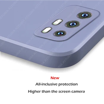 Skysto Silikono Atveju Huawei P40 30 P20 Pro Visas Apsaugas Kamera Atveju, Huawei Mate 20 30 Pro Garbės 30S Pro Dangtelį