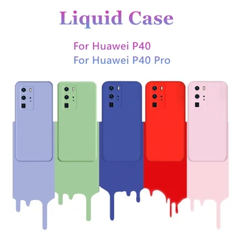 Skysto Silikono Atveju Huawei P40 Pro 30 Lite Garbę 20S 30 Pro 8x 9C 10i Minkštos TPU Dėklai Huawei P40 Pro atsparus smūgiams Apima