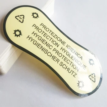 Sloobao penkių rūšies apatiniai higienos lipnios permatomas/skaidrus lipdukas už maudymosi kostiumėlį/plaukimo glaudės savo užsakymą dizainas/logotipu