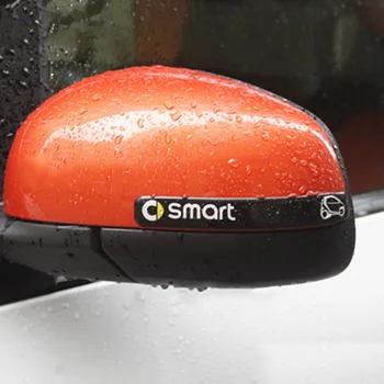 Smart Fortwo Forfour 453 451 450 galinio vaizdo Veidrodis Lipdukas Tirštėti Anti-susidūrimo Automobilių Lipdukas Durų Apsaugos Priedai
