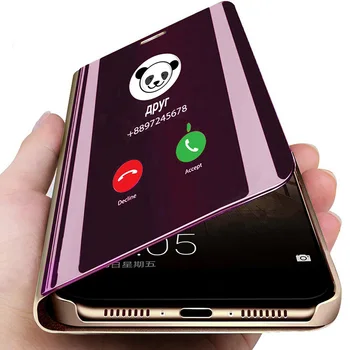 Smart Veidrodis, Flip Case For Huawei P40 30 P20 Lite Pro Mate40 30 20 10 Garbę 9X 10 20 Lite Pro 8X 30 Telefonas Case Cover 