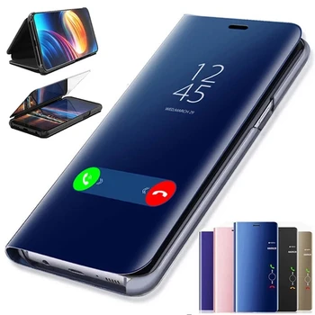 Smart Veidrodis Telefoną Atveju Huawei P40 30 P20 Mate 30 20 10 Pro Lite Garbę 9X 20 Pro 10 8 Lite 9i 8x 30 P Smart 2019 2020 Dangtis
