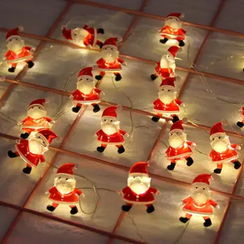 Snaigės LED Šviesos Santa Claus Linksmų Kalėdų Dekoro Namai 2020 Kalėdų Ornamentu Navidad Deco Medis Kalėdų Dovana Naujųjų Metų 2021