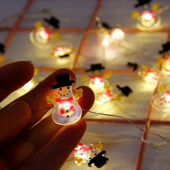 Snaigės LED Šviesos Santa Claus Linksmų Kalėdų Dekoro Namai 2020 Kalėdų Ornamentu Navidad Deco Medis Kalėdų Dovana Naujųjų Metų 2021