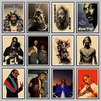 Snoop Dogg, plakatai,Hip-Hop reperis Atlikėjas Snoop Dogg plakatas kraft popieriaus, dekoratyvinės sienų lipduko