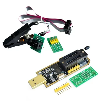SOIC8 SOP8 Bandymo Įrašą EEPROM 93CXX / 25CXX / 24CXX+CH341 24 25 Serijos, EEPROM, Flash BIOS USB Programuotojas Modulis