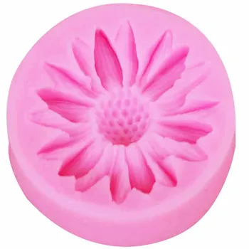 Sophronia UV Sakai Papuošalai Skysto Silikono Formos Chrizantemų Daisy Gėlių Žavesio Pakabukas 