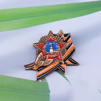 Sovietų užsakymo pergalę ženklelis CCCP SSRS sudarymo medalis replika red star pin vyrų patriotas dovana