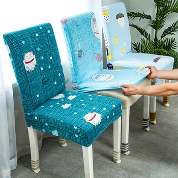 Spausdinti ruožas kėdė padengti paprasta-gaubtas, kėdė, namai sėdynės atlošo paketo kėdė padengti spandex kėdė padengti nuimamas