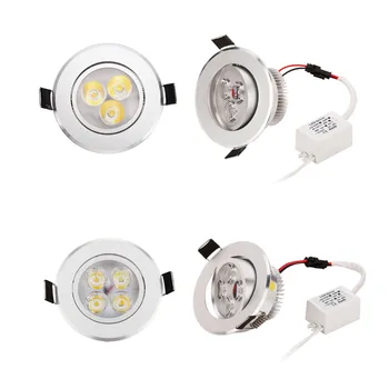 Specialių Sidabro Downlight Pritemdomi LED Mini 1W 3W 4W 5W 7W Šiltas Pobūdžio Vaiskiai Balta Įleidžiamas Lempos Vietoje šviesos Patalpų Apšvietimas