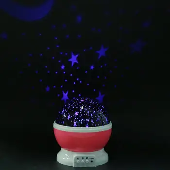 Star Žvaigždėtas Dangus Naktį LED Šviesos Projektorius Mėnulio Lempa, Baterija, USB Miegamasis Kalėdų Vakarėlį Projekcija Lempos Vaikų Dovanų
