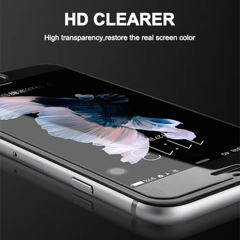 Stilingas Visiškai Padengti Grūdinto Stiklo iphone 12 11 pro max X Xs XR Screen Protector, iphone 11 7 8 6 6s plus SE 2020 Stiklo