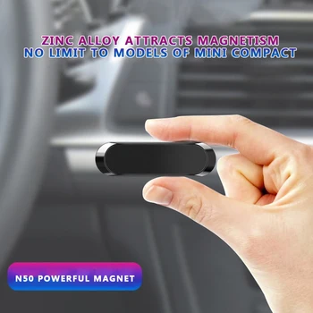 Stiprus Magnetinis Automobilinis Telefono Laikiklis, Mobilaus Telefono, Automobilio prietaisų Skydelyje Mini Juostelės Formos Stovo Prijungti 