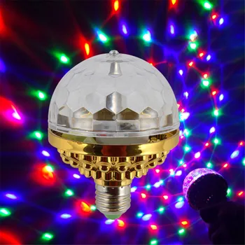 Sukasi Kristalų Magija Kamuolys LED Etape Lemputė E27 6W RGB Spalvinga Disco Šalis Poveikis Lempos Kalėdinė Dekoracija