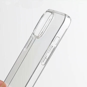 Sunku VNT Plastikinis Telefono dėklas Skirtas Apple iPhone 12 Mini 10 Pro Max XR XS Max SE 2020 X 8 7 6 S 6S Plus Atveju, atsparus smūgiams Aišku, Padengti