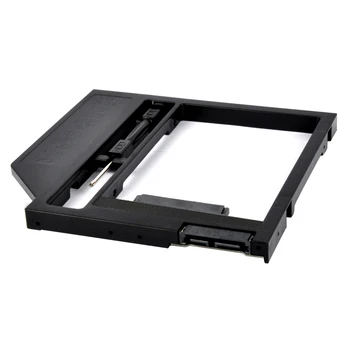 Sunvalley Prekės 9mm Plastiko 2nd HDD Caddy SATA 3.0 SSD HDD Atveju, Nešiojamas, 9/9.5 mm, DVD/CD-ROM Optibay Bay Su Bezel Skydelis