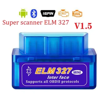 Super elm327 automobilių kodas reader V1.5 Automobilių priemonė 