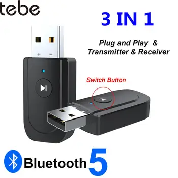 Tebe USB Bluetooth 5.0 Adapteris Mini 
